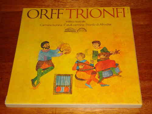 Orff - Trionfi - Trittico teatrale - Smetacek - Eurodisc Supraphon 3 LP Box