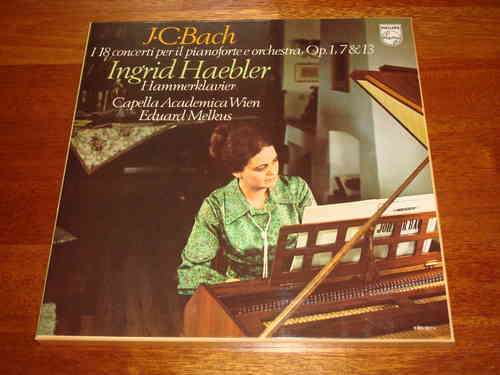Bach J.C. - Die 18 Konzerte für Clavier und Orchester - Ingrid Haebler - Philips 5 LP Box