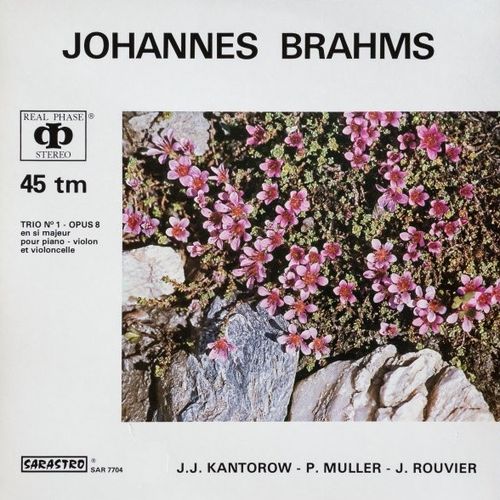 Brahms Klaviertrio No.1 Jacques Rouvier Sarastro LP SAR 7704