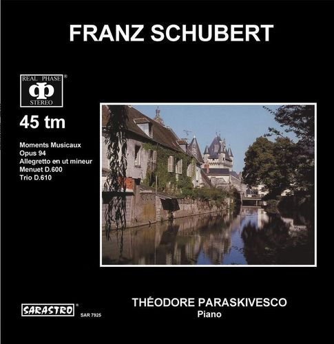 Schubert Moments Musicaux Paraskivesco Sarastro LP SAR 7925