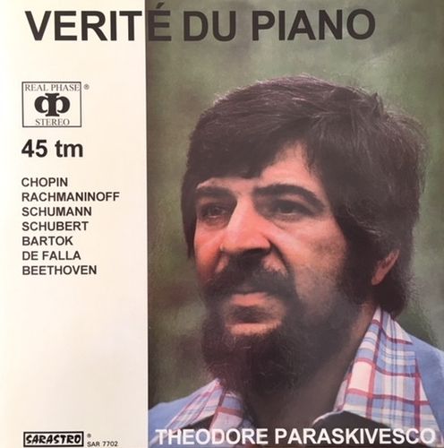 Verite du Piano Theodore Paraskivesco Sarastro LP SAR 7702