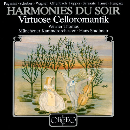 Werner Thomas Harmonies du Soir Cello Recital Orfeo LP