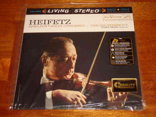 Sibelius - Violin Concerto - Heifetz - RCA Living Stereo 200g LP