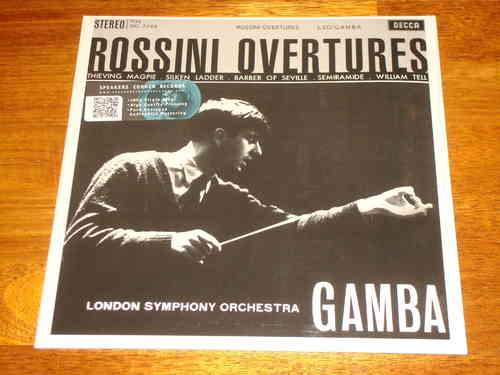 Rossini - Overtures - Gamba - Decca Speakers Corner 180g LP