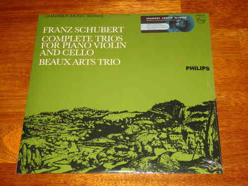 Schubert - Sämtliche Klaviertrios - Beaux Arts Trio - Philips Speakers Corner 2x 180g LP