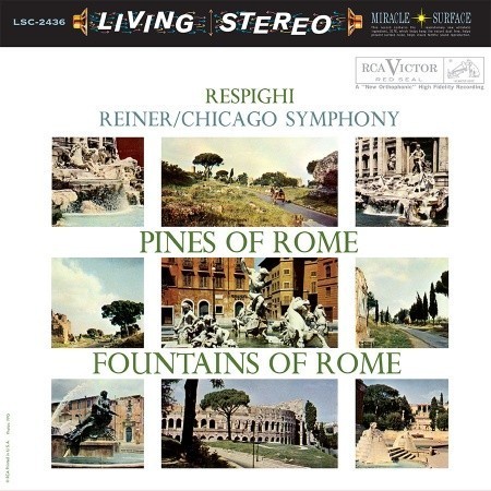 Respighi Pini & Fontane di Roma Reiner RCA Living Stereo LP