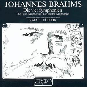 Brahms Die vier Symphonien Rafael Kubelik Orfeo 4 LP Box