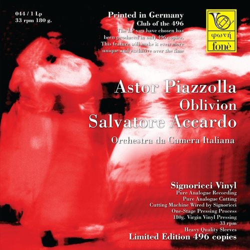 Piazzolla Oblivion Salvatore Accardo Fone LP 044
