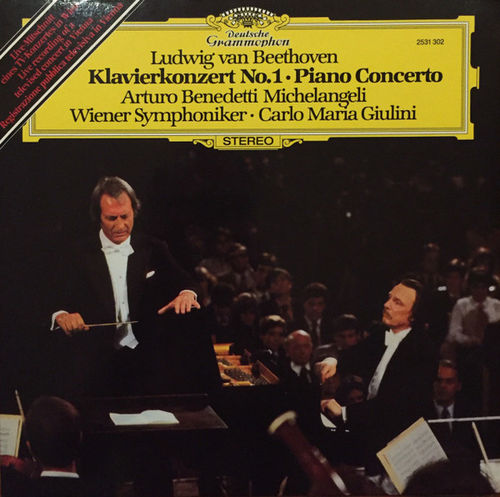 Beethoven Klavierkonzert No.1 Michelangeli DG LP 2531302