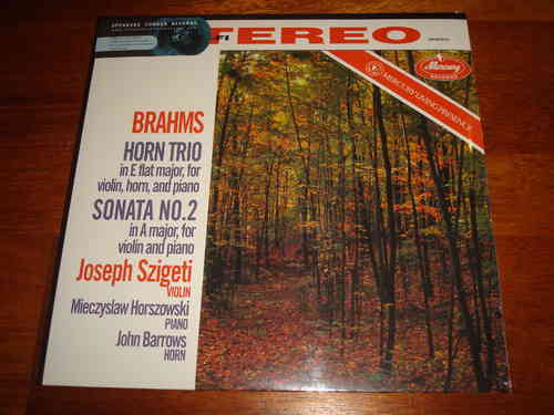 Brahms - Horn Trio & Violinsonate No.2 - Joseph Szigeti - Mercury Speakers Corner 180g LP