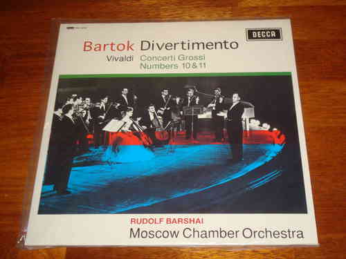 Bartok Divertimento - Vivaldi Concerti Grossi - Barshai - Decca Speakers Corner 180g LP