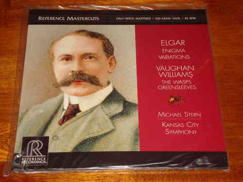 Vaughan Williams The Wasps - Elgar Enigma Variations - M. Stern - Reference Recordings 2x 200g LP