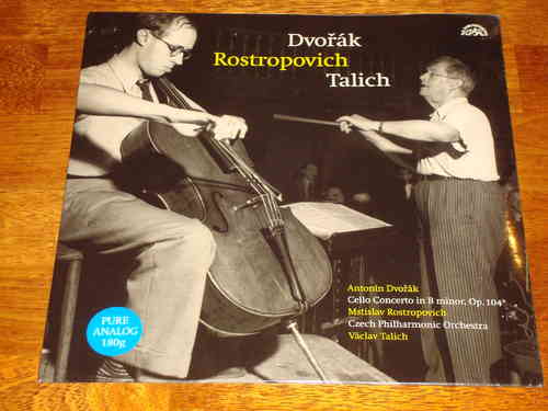 Dvorak - Cellokonzert in h-Moll op.104 - Rostropovich Talich - Supraphon 180g LP