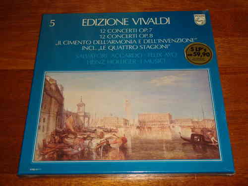 Vivaldi Edition Vol.5 - Concerti op.7 & op.8 Le Quattro Stagioni - Accardo Ayo - Philips 5 LP Box