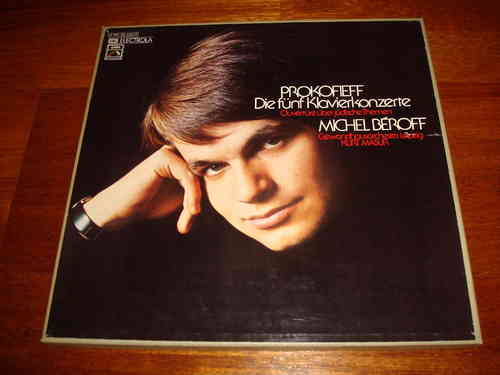 Prokofieff - Die 5 Klavierkonzerte - Beroff Masur - EMI Electrola 3 LP Box