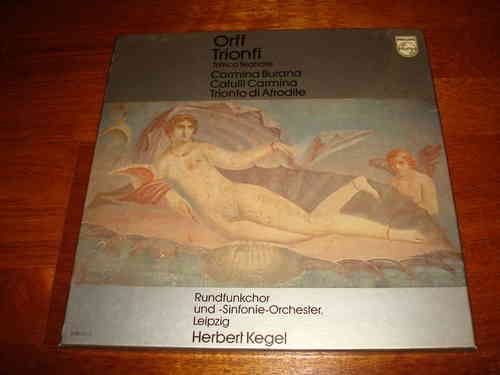 Orff - Trionfi - Trittico teatrale - Herbert Kegel - Philips ( Eterna ) 3 LP Box
