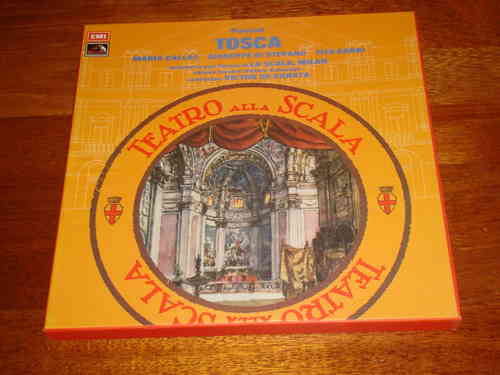 Puccini - Tosca - Victor de Sabata Maria Callas Mario del Monaco - EMI UK 2 LP Box