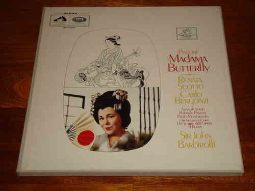 Puccini - Madame Butterfly - Barbirolli Scotto Bergonzi - HMV Angel Series 3 LP Box