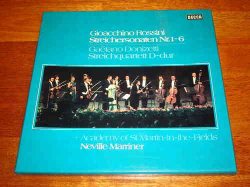 Rossini - Streichersonaten Nos.1-6 - Marriner - Decca 2 LP Box