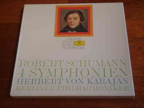 Schumann - Sämtliche 4 Symphonien - Karajan - DG 3 LP Box