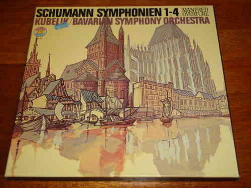 Schumann Sämtliche 4 Symphonien Kubelik - CBS Masterworks 3 LP Box