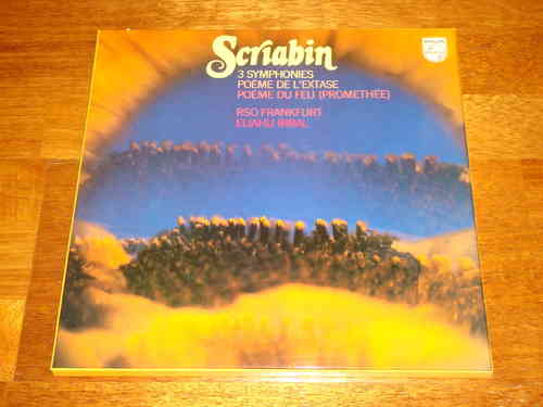 Scriabin - Sämtliche 3 Symphonien - Eliahu Inbal - Philips 4 LP Box