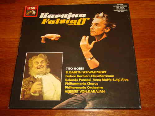 Verdi - Falstaff - Karajan Schwarzkopf Gobbi - EMI UK 2 LP Box