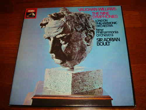 Vaughan Williams - Nine Symphonies - Boult - EMI UK 9 LP Box