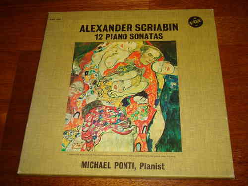 Scriabin - 12 Klaviersonaten - Michael Ponti - Vox US 3 LP