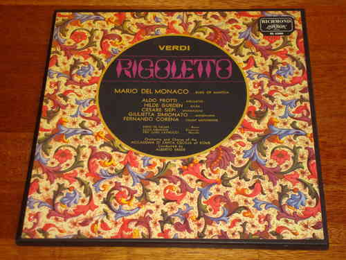 Verdi Rigeletto Erede Mario del Monaco Giulietta Simionato Decca 3 LP