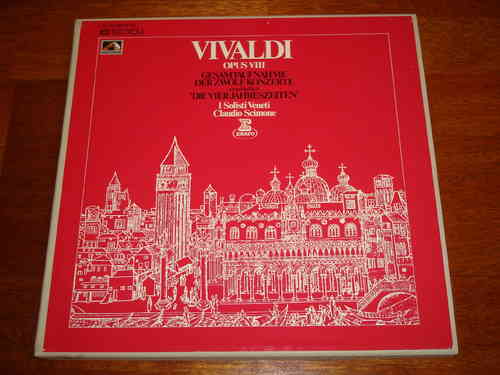 Vivaldi 12 Concerti op.8 Le Quattro Stagioni Scimone Electrola Erato 3 LP Box