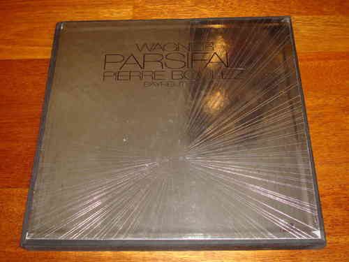 Wagner - Parsifal - Bayreuth 1970 - Boulez - DG 5 LP Box ED1 Metallic Front