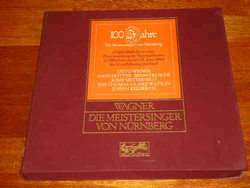 Wagner - Meistersinger - Keilberth Live 1963 - Eurodisc 5 LP Box Stereo ED1
