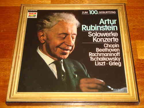 Artur Rubinstein - Zum 100. Geburtstag - Solowerke & Konzerte - RCA 6 LP Box