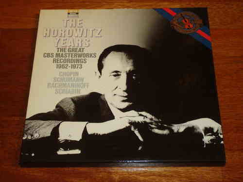 The HOROWITZ Years - CBS Aufnahmen 1962-1973 - CBS Masterworks 3 LP Box