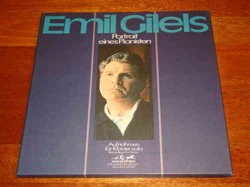 Emil Gilels Portrait eines Pianisten Solo Piano Eurodisc Melodiya 4 LP