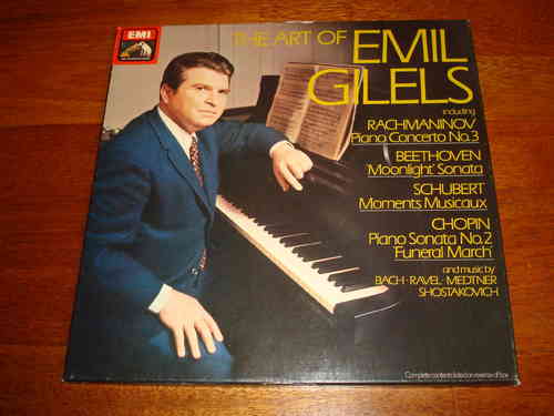The Art of EMIL GILELS - EMI UK 3 LP Box