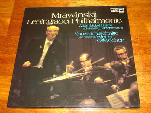Jevgeny Mravinsky Live Wiener Festwochen 1978 Eurodisc Melodiya 4 LP