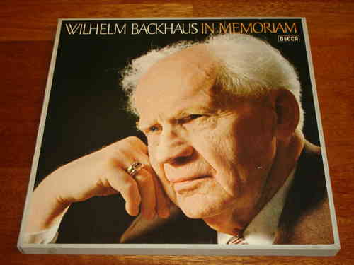 Wilhelm Backhaus In Memoriam - Decca 5 LP Box