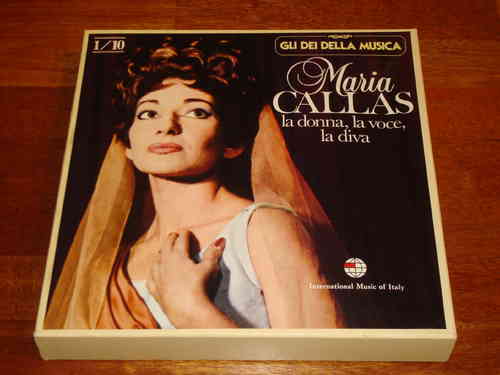 Maria Callas - La Donna La Voce La Diva - Rare Live Recordings - International Music of Italy 10 LP