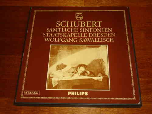 Schubert - Sämtliche Symphonien - Sawallisch - Philips 5 LP