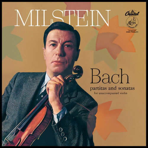 Bach Partitas & Sonatas for Solo Violin Milstein Capitol 3LP