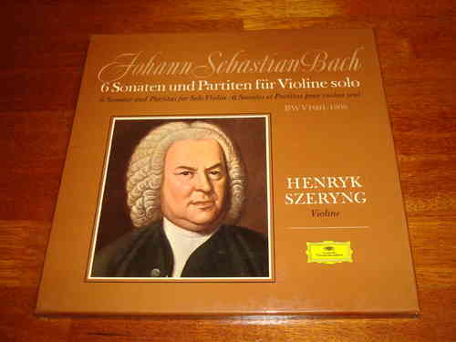 Bach - 6 Partiten & Sonaten für Solo Violine - Henryk Szeryng - DG 3 LP Box