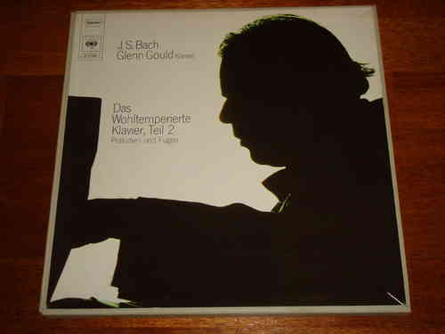 Bach Das Wohltemperierte Klavier Well-Tempered Clavier II Gould CBS 4 LP