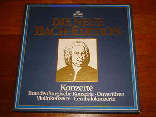 Bach Neue Bach-Edition Konzerte Pinnock Standage Gilbert Archiv 10 LP