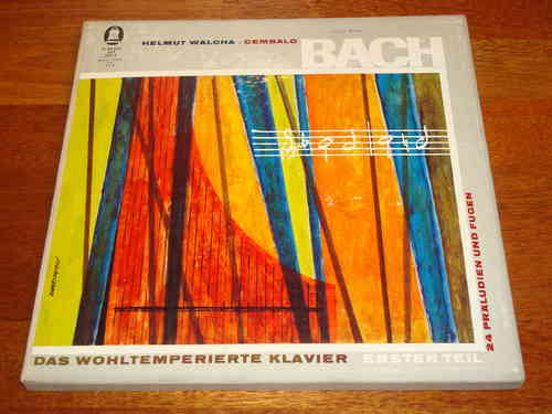 Bach Well Tempered Clavier I - Helmut Walcha - Odeon 3 LP Box White Label Promo