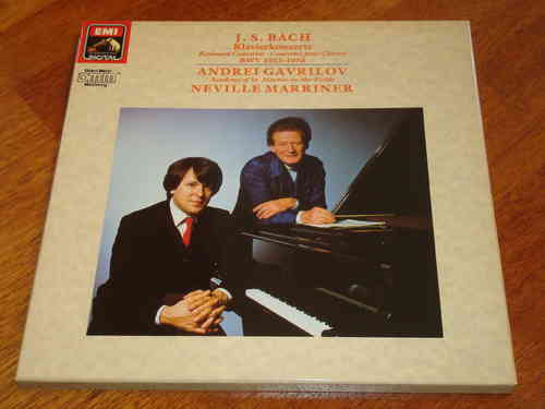 Bach Klavierkonzerte Andrei Gavrilov Marriner EMI 2 LP Box MINT