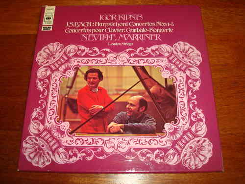 Bach - Cembalokonzerte - Harpsichord Concertos - Kipnis Marriner - CBS UK 3 LP Box
