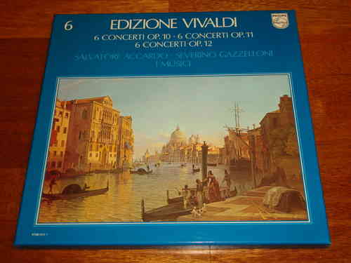 Vivaldi Edition Vol.6 - Concerti op.10, op.11, op.12 - Salvatore Accardo (Violine) - Philips 4LP Box
