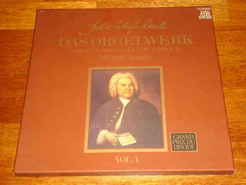 Bach - Das Orgelwerk - Organ Works Vol.1 - Michel Chapuis - Telefunken Valois Das Alte Werk 2 LP Box